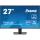 IIYAMA ProLite monitor, IPS, 27", 3840x2160, 16:9, 350 cd/m˛, 4ms, 1300:1, HDMI/DisplayPort