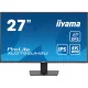IIYAMA ProLite monitor, IPS, 27", 3840x2160, 16:9, 350 cd/m˛, 4ms, 1300:1, HDMI/DisplayPort