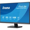 IIYAMA ProLite monitor, IPS, 27", 1920x1080, 16:9, 300 cd/m˛, 1ms, 1300:1, HDMI/DisplayPort/2xUSB