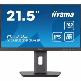   IIYAMA ProLite monitor, IPS, 21.5", 1920x1080, 16:9, 300 cd/m˛, 1ms, 1000:1, HDMI/DisplayPort/VGA,