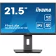 IIYAMA ProLite monitor, IPS, 21.5", 1920x1080, 16:9, 300 cd/m˛, 1ms, 1000:1, HDMI/DisplayPort/VGA,