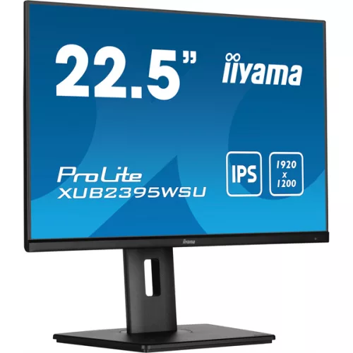 IIYAMA ProLite monitor, IPS, 22.5", 1920x1200, 16:10, 250 cd/m˛, 4ms, 1000:1, HDMI/DisplayPort/USB/VGA