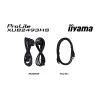 iiyama Prolite IPS monitor, 23,8", 1920 x 1080, 16:9, 250cd, 0,5ms, 1300:1 HDMI/DP, XUB2493HS-B6
