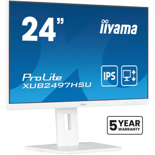 IIYAMA ProLite monitor, IPS, 23.8", 1920x1080, 16:9, 300 cd/m2, 1ms, 1300:1, HDMI/DisplayPort/USB