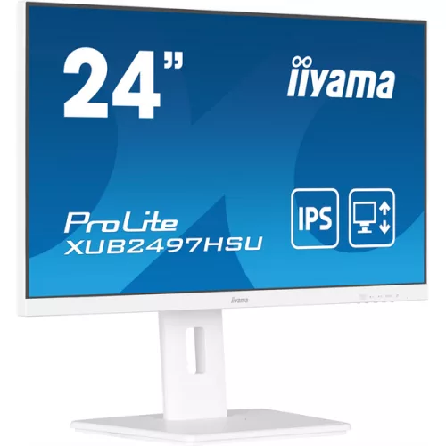 IIYAMA ProLite monitor, IPS, 23.8", 1920x1080, 16:9, 300 cd/m2, 1ms, 1300:1, HDMI/DisplayPort/USB