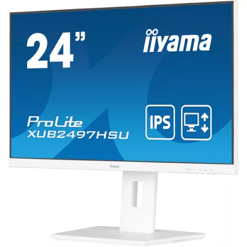 IIYAMA ProLite monitor, IPS, 23.8", 1920x1080, 16:9, 300 cd/m2, 1ms, 1300:1, HDMI/DisplayPort/USB
