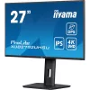 IIYAMA ProLite monitor, IPS, 27", 3840x2160, 16:9, 350 cd/m˛, 4ms, 1300:1, HDMI/DisplayPort/USB