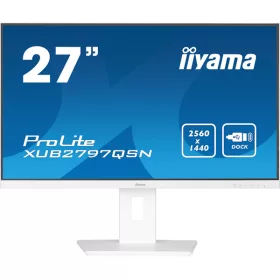   IIYAMA ProLite monitor, IPS, 27", 2560x1440, 16:9, 300 cd/m˛, 1ms, 1300:1, HDMI/DisplayPort/RJ45