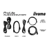 IIYAMA ProLite monitor, IPS, 31.5", 3840x2160, 16:9, 350 cd/m˛, 4ms, 1000:1, HDMI/DisplayPort/2xUSB/RJ45