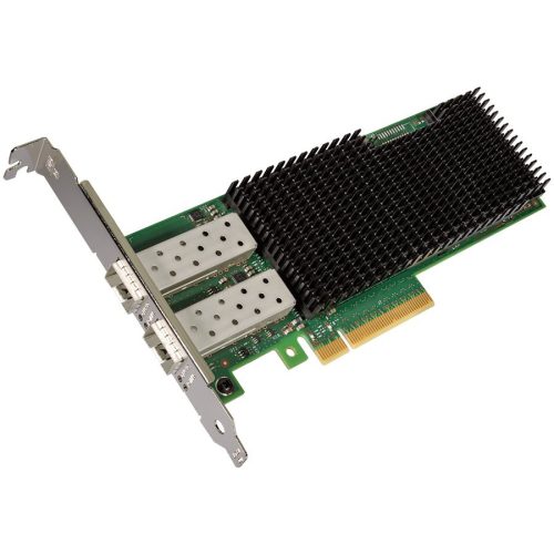 Intel Ethernet Network Adapter XXV710-DA2, 25GbE dual ports SFP28 open optics, PCI-E 3.0x8 (Low Profile and Full Height brackets included)