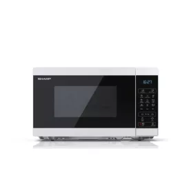   SHARP YC-MG02EW 20L, grilles mikrohullámú sütő, mikor: 800W, grill: 1000W, programok: 8, digitális, gyerekzár