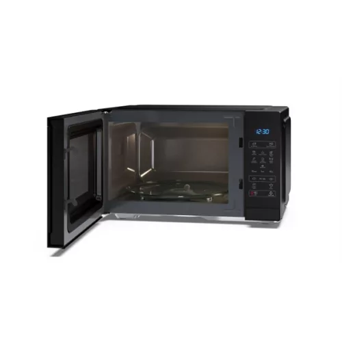 SHARP YC-MS252AE-B 25L, digitális mikrohullámú sütő, 900W, teljesítményfokozatok: 11, Eco funkció, Fekete