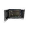 SHARP YC-MS252AE-S 25L, digitális mikrohullámú sütő, 900W, teljesítményfokozatok: 11, Eco funkció, Ezüst/Fekete