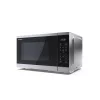 SHARP YC-MS252AE-S 25L, digitális mikrohullámú sütő, 900W, teljesítményfokozatok: 11, Eco funkció, Ezüst/Fekete