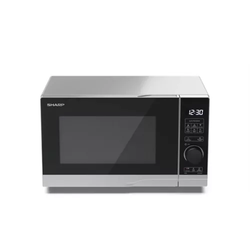 SHARP YC-PS204AE-S 20L mikrohullámú sütő, 700W, teljesítményfokozatok: 10,  Ezüst