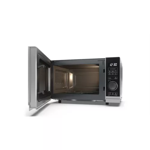 SHARP YC-PS204AE-S 20L mikrohullámú sütő, 700W, teljesítményfokozatok: 10,  Ezüst