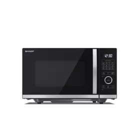   SHARP YC-QG234AEB 23L, forgótányér nélküli, grilles mikrohullámú sütő, mikor: 900W, grill: 1000W, kiolvasztó funkció