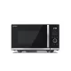 SHARP YC-QG254AEB 25L, forgótányér nélküli, grilles mikrohullámú sütő, mikro: 900W, grill: 1000W, fokozatok:10