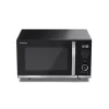 SHARP YC-QS204AEB 20L, forgótányér nélküli, mikrohullámú sütő, 800W, teljesítményfokozatok: 10, ECO funkció, Fekete
