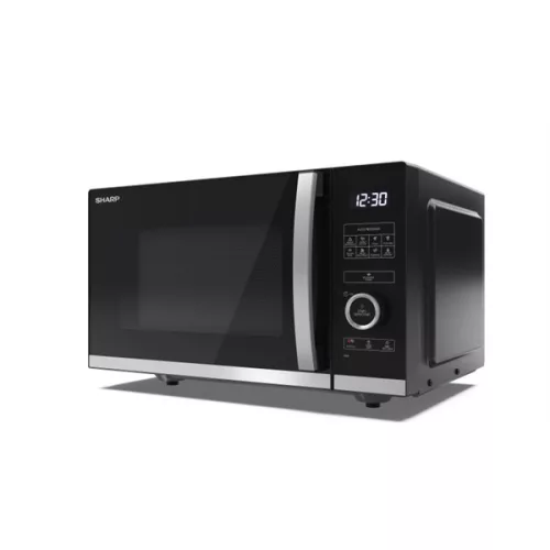 SHARP YC-QS254AEB 25L, forgótányér nélküli, mikrohullámú sütő, 900W, teljesítményfokozatok: 10