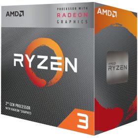   AMD CPU Desktop Ryzen 3 4C/4T 3200G (4.0GHz,6MB,65W,AM4) box, RX Vega 8 Graphics, with Wraith Stealth cooler