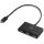 HP 3-portos USB-C USB3.0 hub fekete