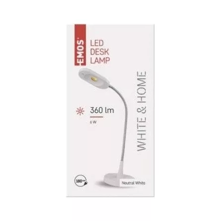 Emos Z7523W fehér LED asztali lámpa