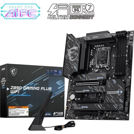MSI Z890 GAMING PLUS WIFI desktop alaplap ATX