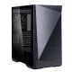 ZALMAN Ház Midi ATX Z9 ICEBERG MS BK Tápegység nélkül, Fekete Üvegfalú