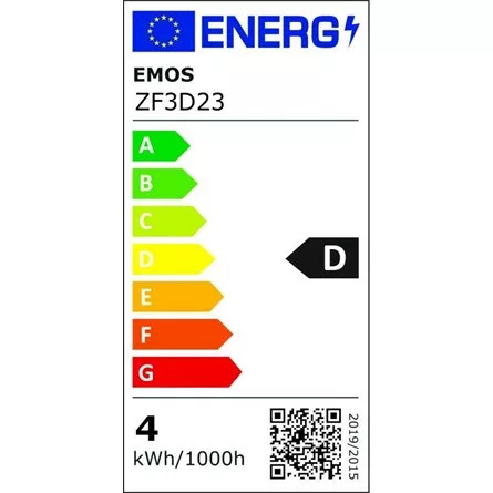 Emos ZF3D23 E14/3,4 W (40 W)/470 lm/természetes fehér filament gyertya LED izzó