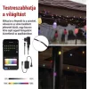 Emos GoSmart 15x parti izzók, 15 m, kültéri és beltéri, RGBIC WiFi LED fényfüzér