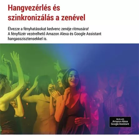 Emos GoSmart 15x parti izzók, 15 m, kültéri és beltéri, RGBIC WiFi LED fényfüzér