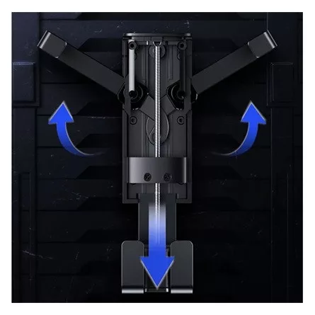 USAMS autós tartó szellőzőre, 4.7-7" méret, FEKETE