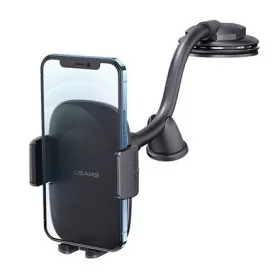   USAMS autós tartó műszerfalra, 4.7-7.2" méret, FEKETE