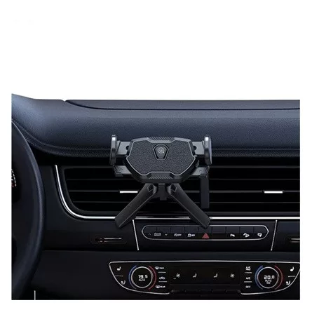 USAMS ZJ077 autós tartó szellőzőre, 4.7-6.9" méret, FEKETE