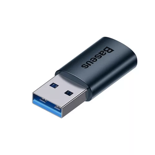 Baseus CHG Baseus Ingenuity Mini USB Type-A – USB Type-C OTG adapter, kék