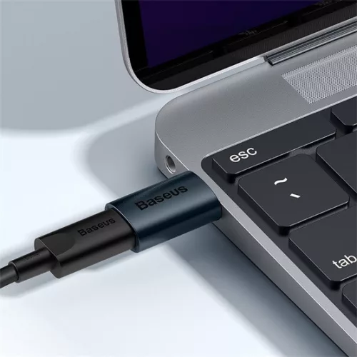 Baseus CHG Baseus Ingenuity Mini USB Type-A – USB Type-C OTG adapter, kék