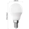 Emos ZL1F22 MINI GLOBE 5,5W 470lumen E14 LED gömb izzó