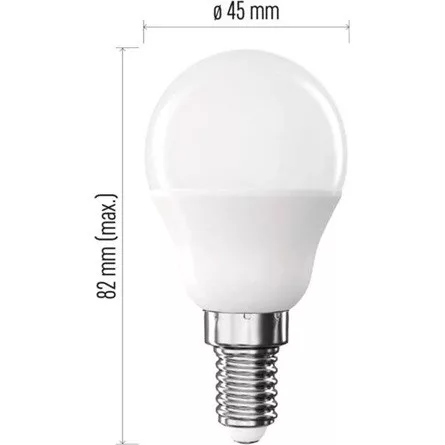 Emos ZL1F22 MINI GLOBE 5,5W 470lumen E14 LED gömb izzó