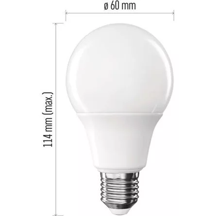 Emos ZL5F53 Basic A60 12,4W 1055lm E27 természetes fehér LED izzó