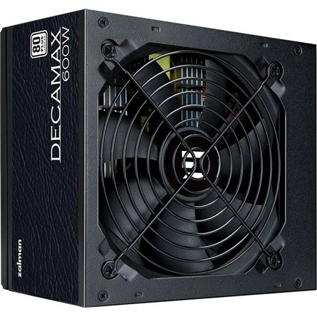 Zalman Decamax ZM600-LX3 ATX desktop tápegység 600W 80+ BOX