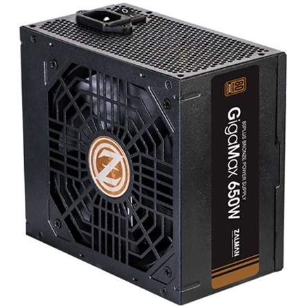 ZALMAN Tápegység 650W, 12cm, 80+ Bronze, Aktív PFC