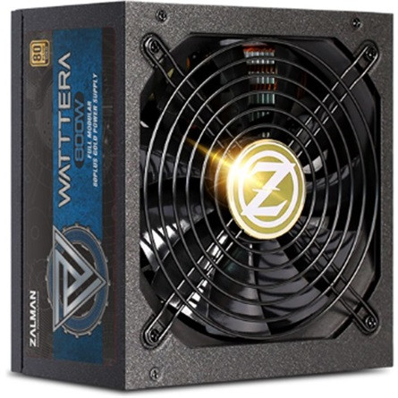 ZALMAN Tápegység Watttera 800W, 14cm, 80+ Gold, Aktív PFC