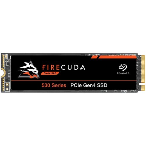 SEAGATE SSD FireCuda 530 1Tb M.2 PCIe Gen4×4 NVMe 1.4, Read/Write: 7300/ 6000 MB/s, Random Read/Write IOPS 800K/1000K TBW 1275