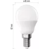Emos ZQ1D11 E14/2,5 W (32 W)/350 lm/meleg fehér classic mini globe LED izzó