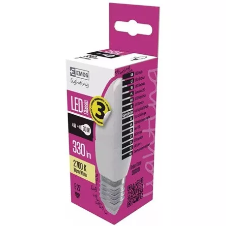 Emos ZQ3110 classic CANDLE 30W 330lumen E27 LED gyertya izzó