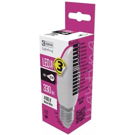 Emos ZQ3111 classic CANDLE 30W 330lumen E27 LED gyertya izzó