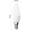 Emos ZQ3E41 E14/6,5 W (60 W)/806 lm/meleg fehér classic gyertya LED izzó