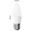 Emos ZQ4D11 E27 / 2,5 W (32 W) / 350 lm / meleg fehér classic gyertya LED izzó