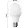 Emos ZQ5E53 A60 E27/9,5 W (75 W)/1055 lm/természetes fehér classic LED izzó